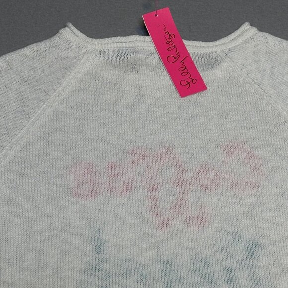 Lilly Pulitzer Sweater Womens Small Danette Coffee Beach Repeat Pullover NWT - Picture 12 of 12